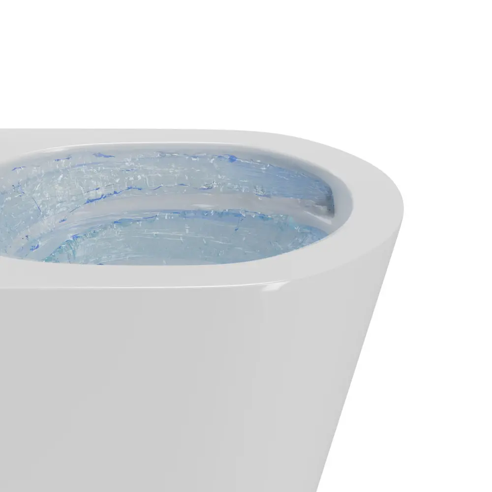 Фото 4 Комплект инсталляция с унитазом Bauedge 4501-7313-BK0001-HQ2 цвет белый