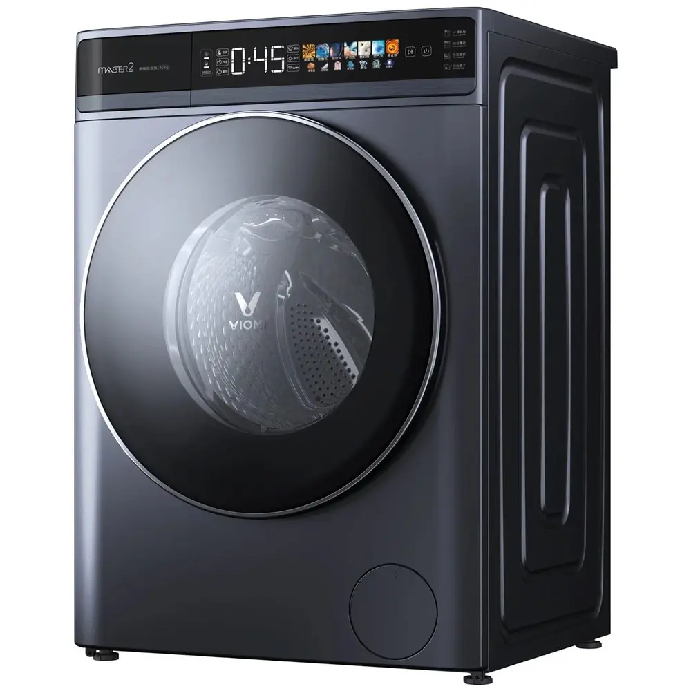 Фото 2 Стиральная машина Viomi Wd10ft-b6e 670x890x630 см 10 кг цвет серый Фото 2 Стиральная машина Viomi Wd10ft-b6e 670x890x630 см 10 кг цвет серый