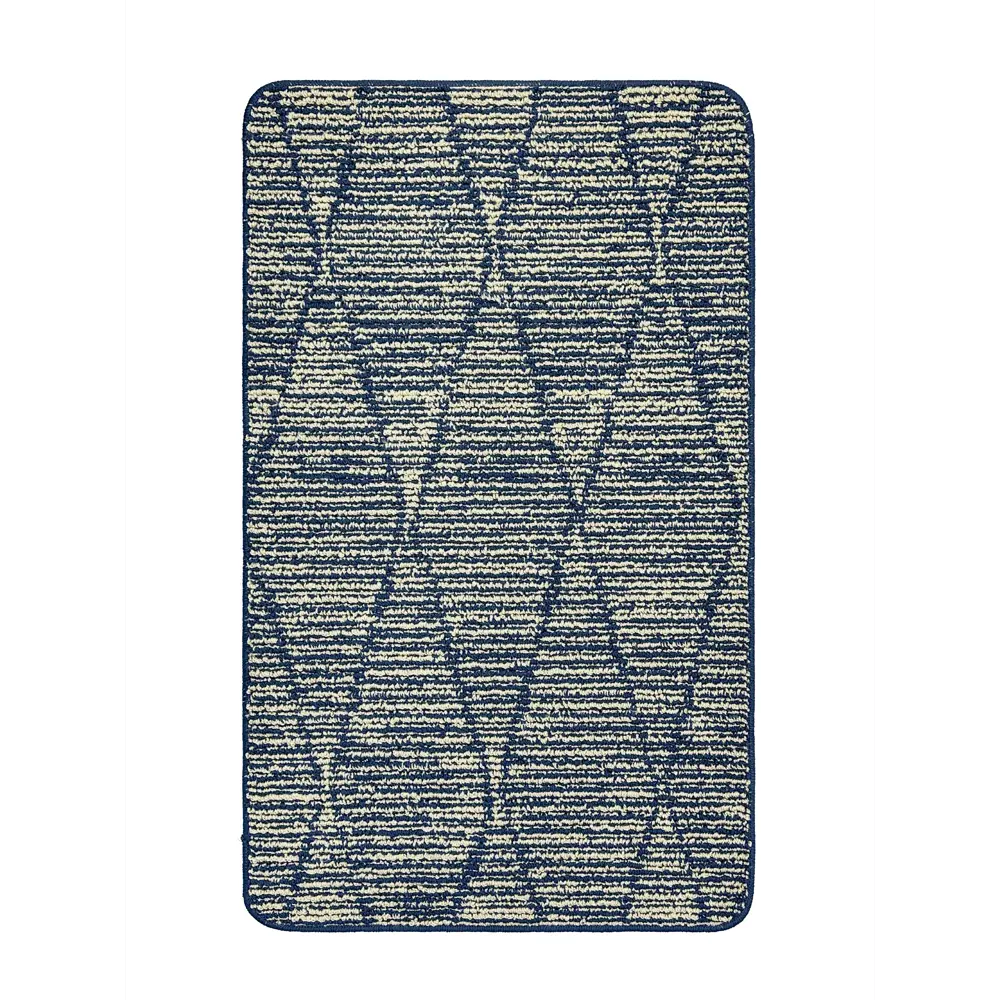 Фото 3 Коврик для ванной комнаты Icarpet 835317 100x60см цвет синий