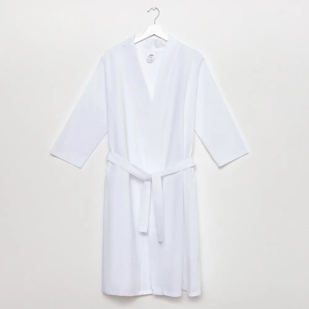 Фото Банный халат Экономь и я 7089716 размер 42-44 цвет белый Фото Банный халат Экономь и я 7089716 размер 42-44 цвет белый