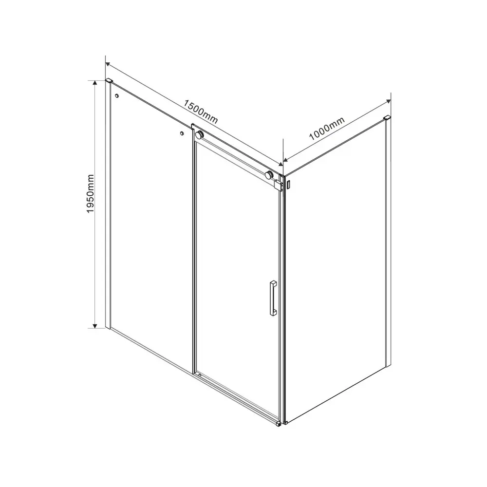 Фото 6 Душевой уголок Vincea VSR-1C1015CL прямоугольник 150x100см хромированный профиль эффект стекла прозрачный Фото 6 Душевой уголок Vincea VSR-1C1015CL прямоугольник 150x100см хромированный профиль эффект стекла прозрачный