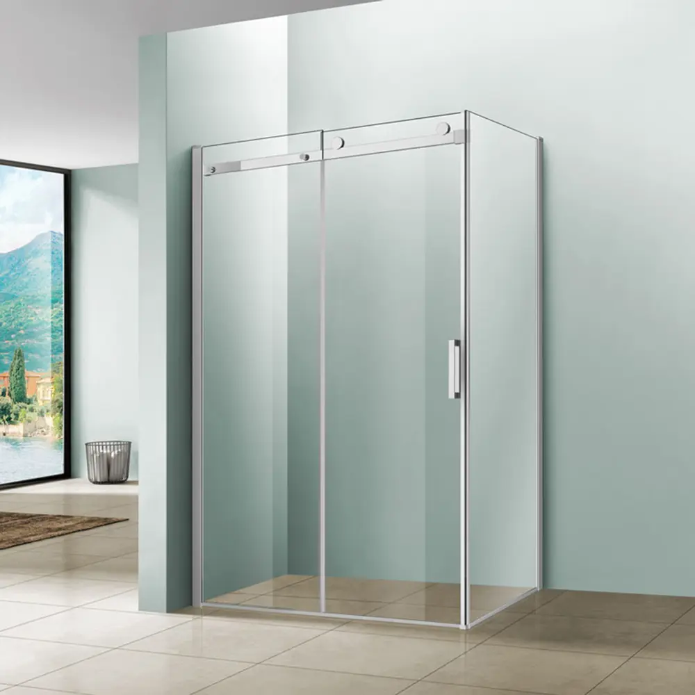 Фото Душевой уголок Vincea VSR-1C8014CL прямоугольник 140x80см хромированный профиль эффект стекла прозрачный Фото Душевой уголок Vincea VSR-1C8014CL прямоугольник 140x80см хромированный профиль эффект стекла прозрачный