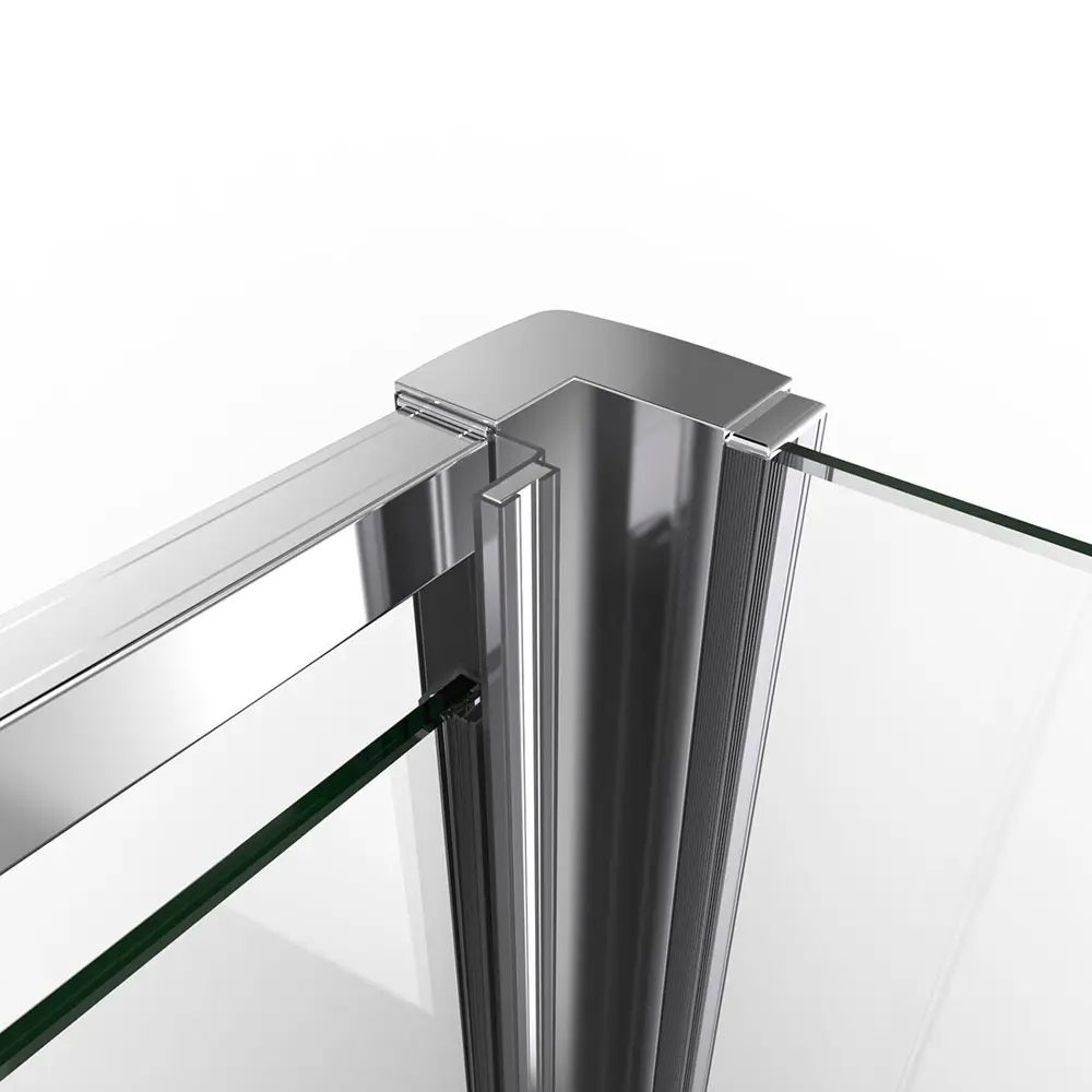 Фото 4 Душевой уголок Vincea VSR-1I809090CL прямоугольник 90x90см хромированный профиль эффект стекла прозрачный Фото 4 Душевой уголок Vincea VSR-1I809090CL прямоугольник 90x90см хромированный профиль эффект стекла прозрачный