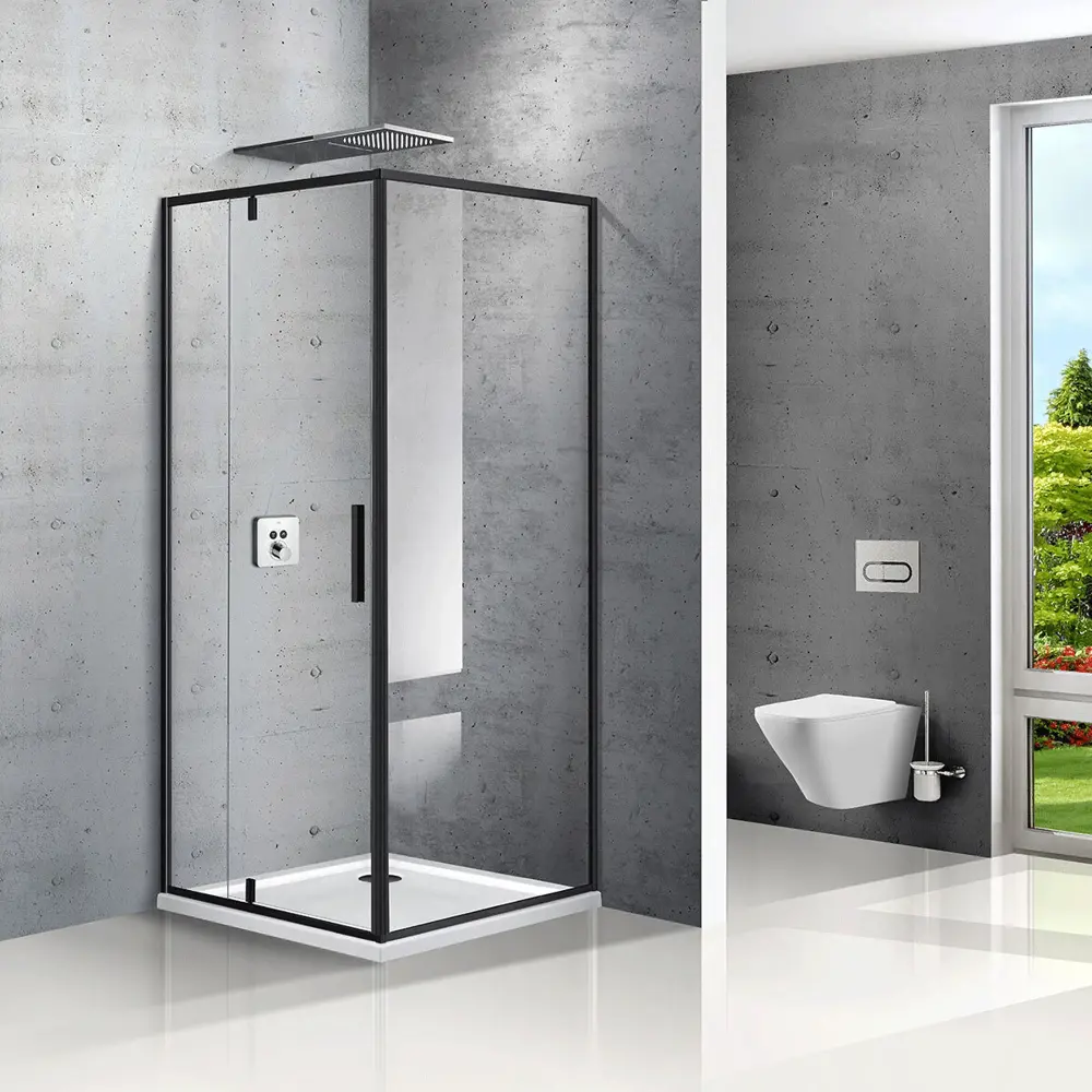 Фото Душевой уголок Vincea VPR-2SL9012CLB-R прямоугольник 120x90см хромированный профиль эффект стекла прозрачный Фото Душевой уголок Vincea VPR-2SL9012CLB-R прямоугольник 120x90см хромированный профиль эффект стекла прозрачный