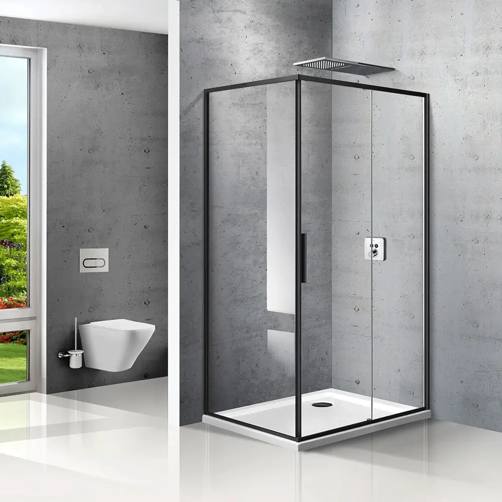Фото Душевой уголок Vincea VSR-2SL9012CLB-R прямоугольник 120x90см хромированный профиль эффект стекла прозрачный Фото Душевой уголок Vincea VSR-2SL9012CLB-R прямоугольник 120x90см хромированный профиль эффект стекла прозрачный