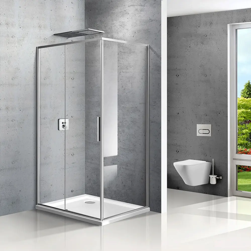 Фото Душевой уголок Vincea VSR-2SL9012CL-R прямоугольник 120x90см хромированный профиль эффект стекла прозрачный Фото Душевой уголок Vincea VSR-2SL9012CL-R прямоугольник 120x90см хромированный профиль эффект стекла прозрачный