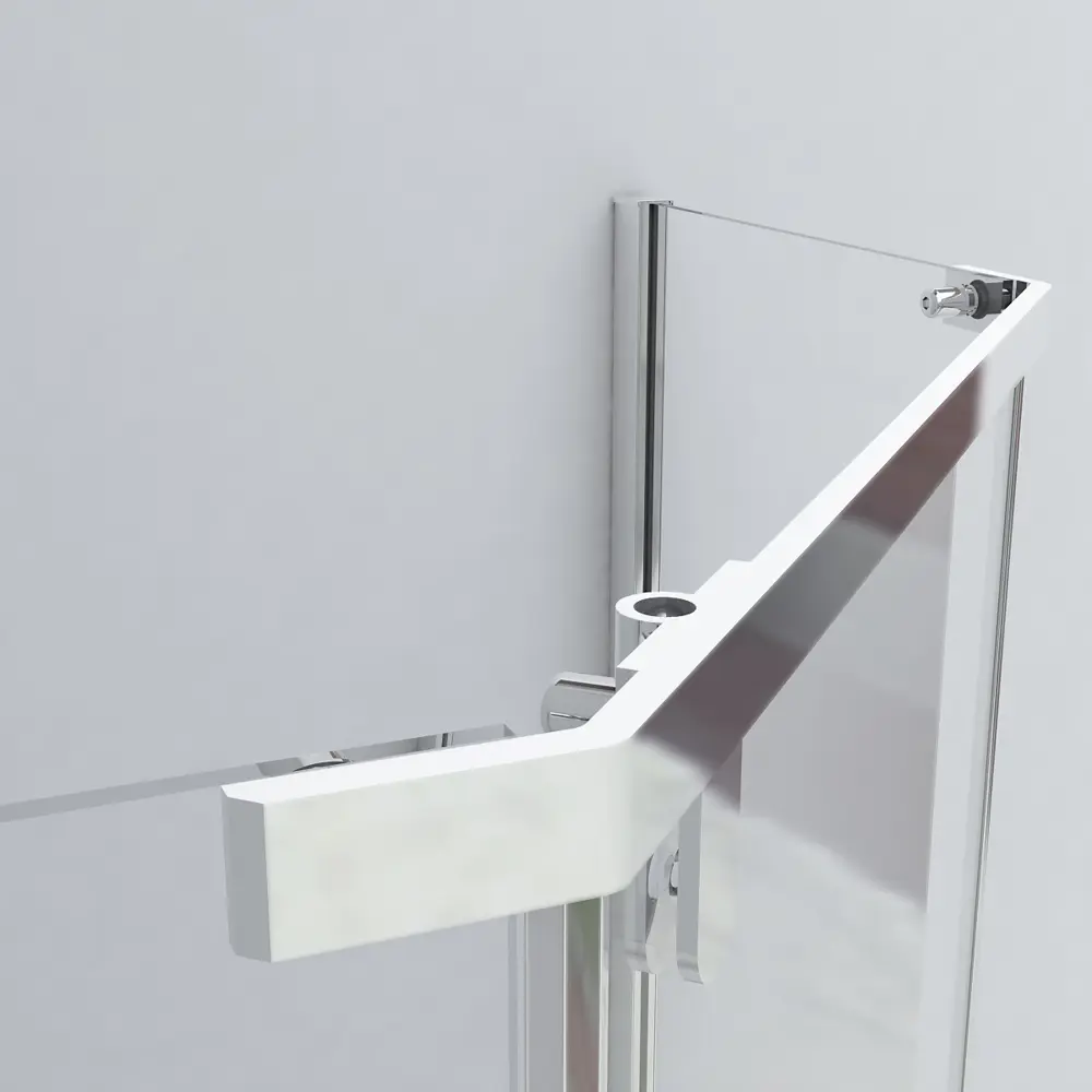 Фото 2 Душевой уголок Vincea VSP-1S900CH трапеция 90x90см черный профиль эффект стекла структурный Фото 2 Душевой уголок Vincea VSP-1S900CH трапеция 90x90см черный профиль эффект стекла структурный