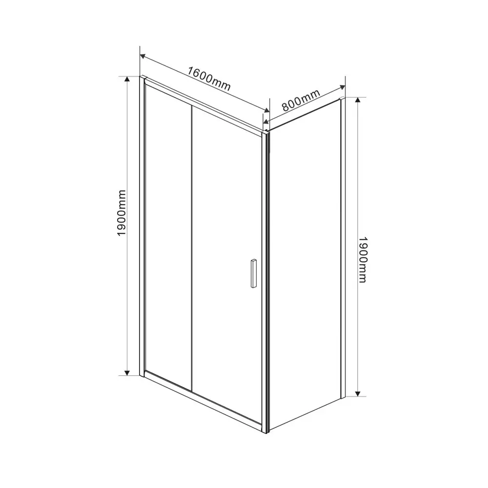 Фото 6 Душевой уголок Vincea VSR-1G8016CH прямоугольник 160x80см хромированный профиль эффект стекла структурный Фото 6 Душевой уголок Vincea VSR-1G8016CH прямоугольник 160x80см хромированный профиль эффект стекла структурный
