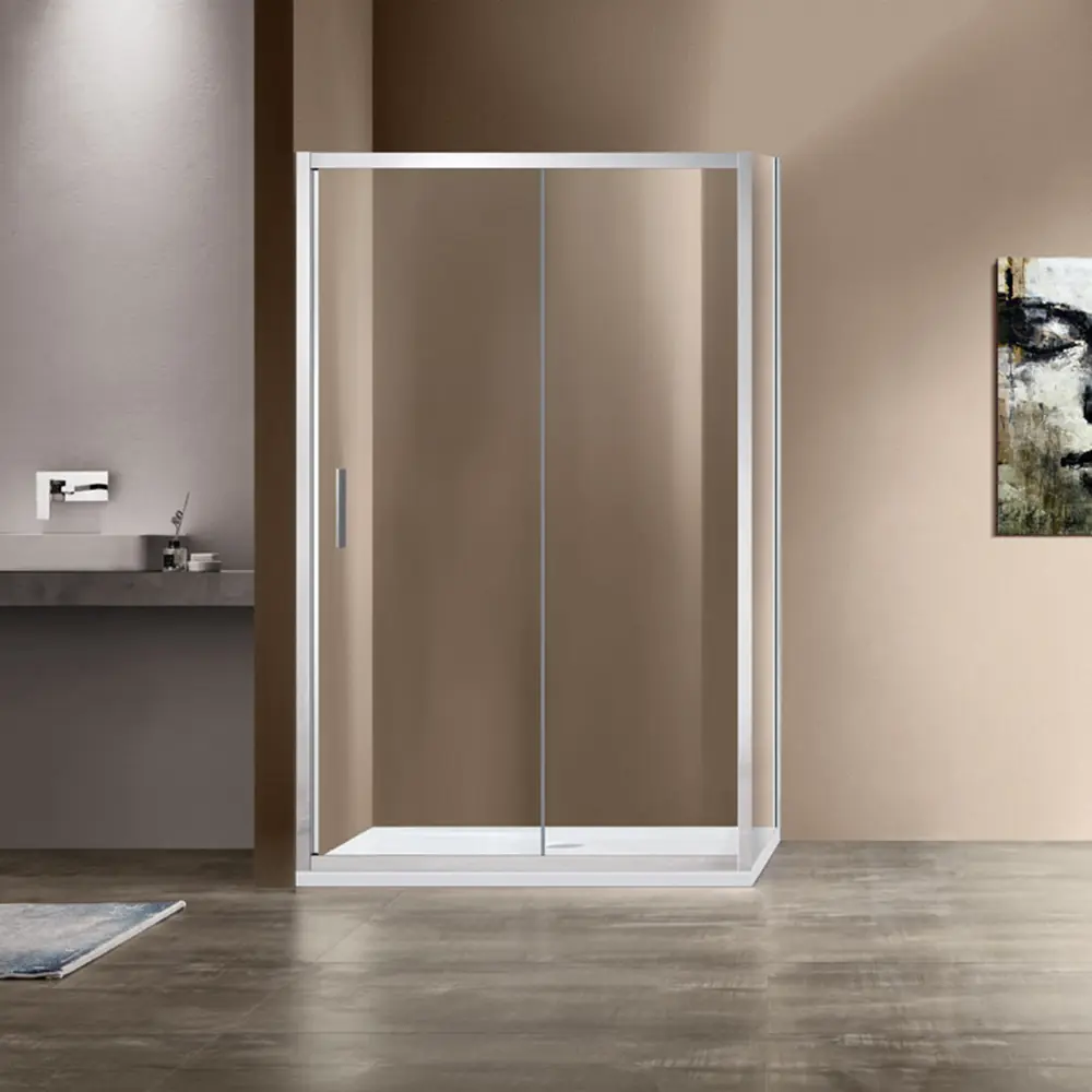 Фото Душевой уголок Vincea VSR-1G8016CL прямоугольник 160x80см хромированный профиль эффект стекла прозрачный Фото Душевой уголок Vincea VSR-1G8016CL прямоугольник 160x80см хромированный профиль эффект стекла прозрачный