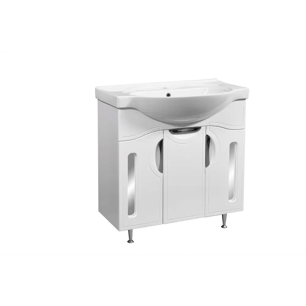 Фото Тумба под раковину напольная Stella polar SP-00000202 77см цвет белый