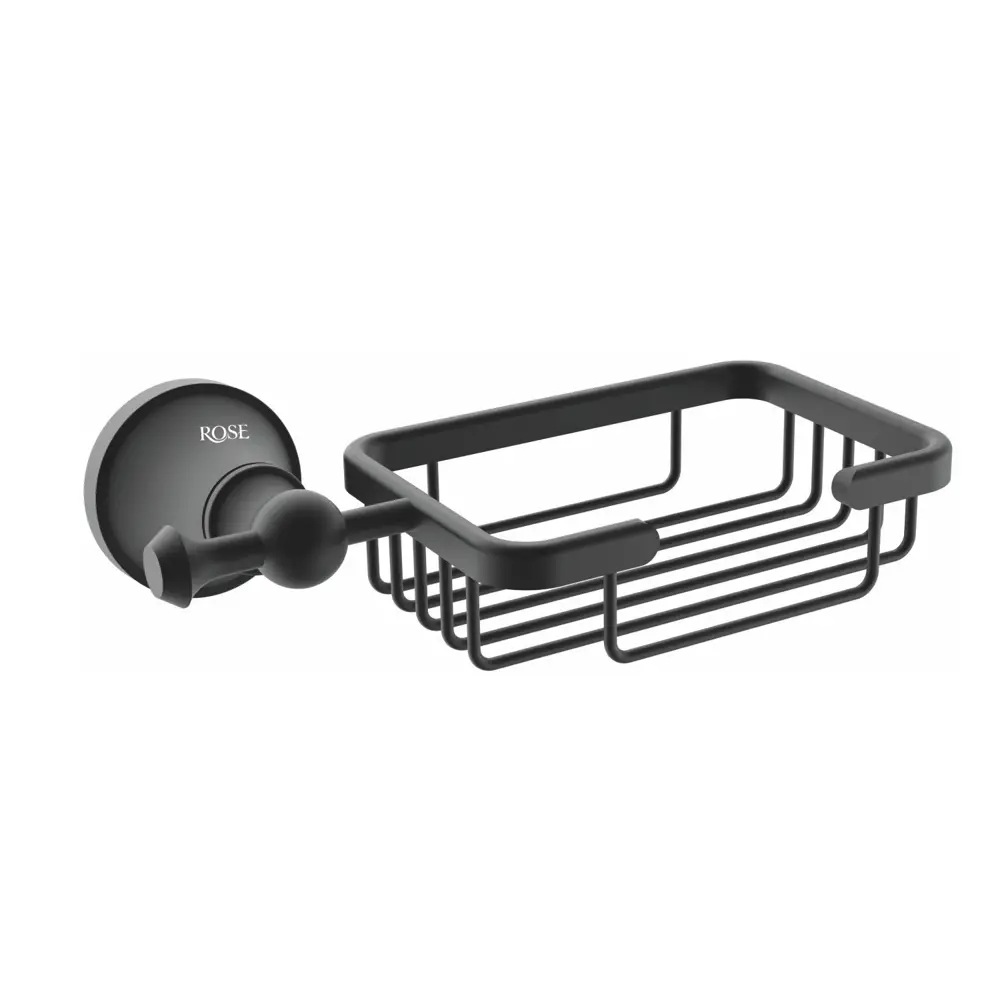 Фото Мыльница Rose RG1904H латунь цвет черный Фото Мыльница Rose RG1904H латунь цвет черный