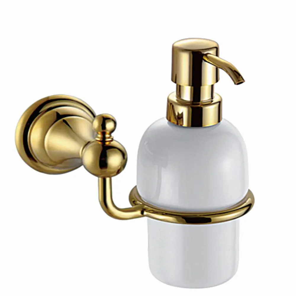 Фото Дозатор для жидкого мыла Azario AZ-91112G цвет жёлтый, золотой Фото Дозатор для жидкого мыла Azario AZ-91112G цвет жёлтый, золотой