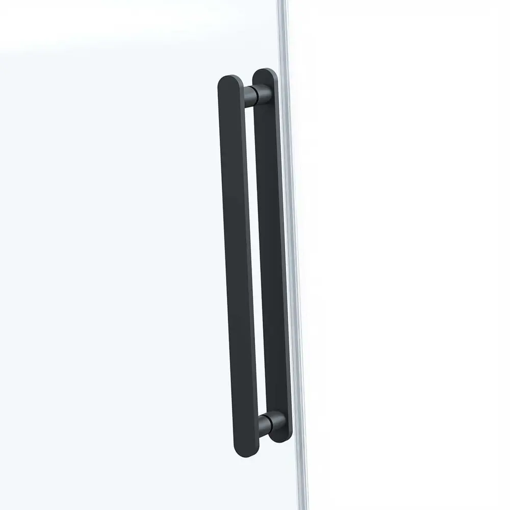 Фото 5 Душевой уголок Vincea VSR-1CS1011CLB прямоугольник 100x110см черный профиль эффект стекла прозрачный