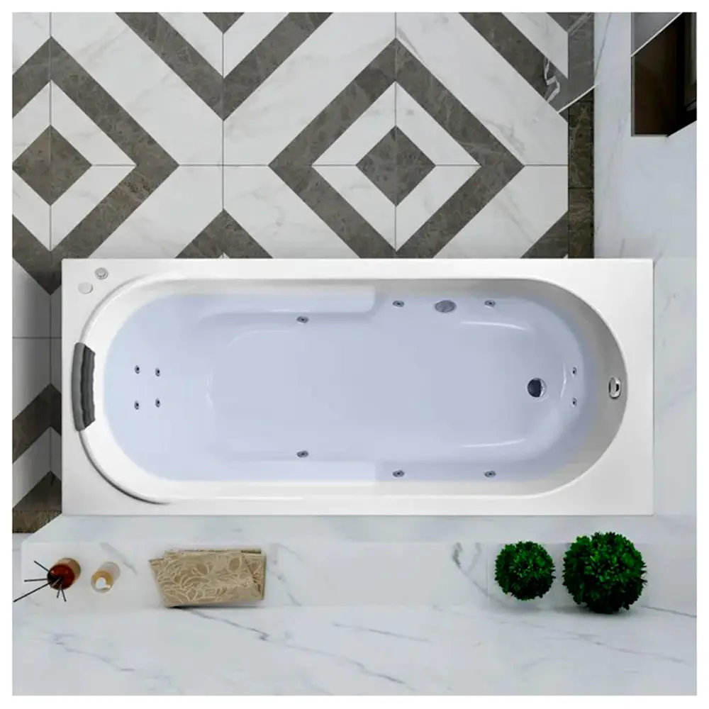 Фото 4 Прямоугольная ванна Lavinia Boho 36035H0C с гидромассажем 75x45x160см акрил цвет белый Фото 4 Прямоугольная ванна Lavinia Boho 36035H0C с гидромассажем 75x45x160см акрил цвет белый