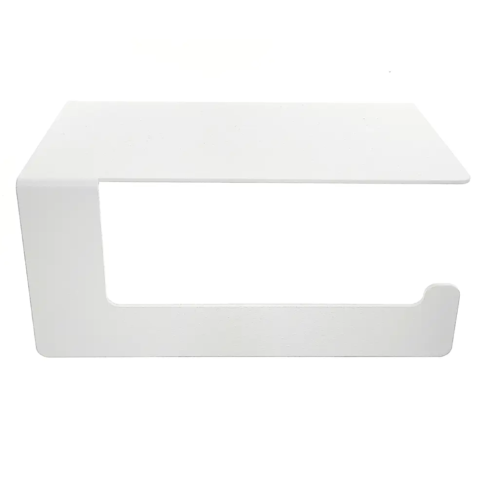 Фото Держатель для туалетной бумаги REXANT 38-0636 с полкой цвет белый Фото Держатель для туалетной бумаги REXANT 38-0636 с полкой цвет белый