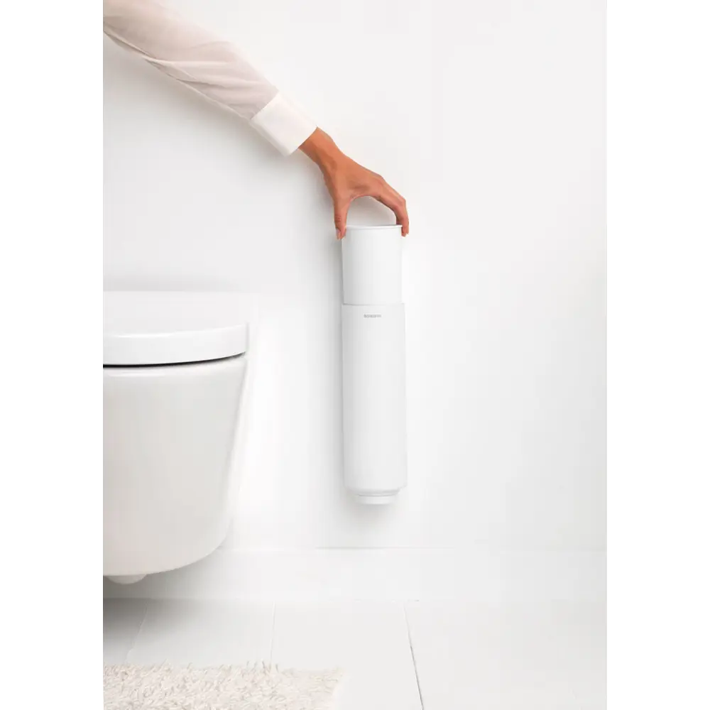 Фото 4 Туалетный ершик Brabantia 303029 с подставкой цвет белый Фото 4 Туалетный ершик Brabantia 303029 с подставкой цвет белый