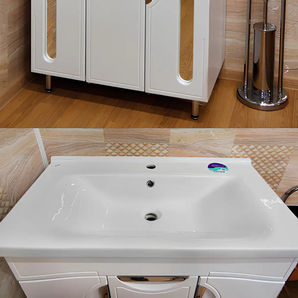 Фото 2 Тумба под раковину San Trade Адель 6670 76см цвет белый