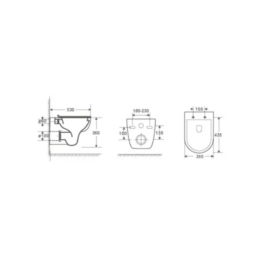 Фото 5 Комплект 3 в 1 инсталляция Grohe Solido 39504000 с подвесным унитазом WeltWasser Kehlbach 004 GL-WT, кнопка хром Фото 5 Комплект 3 в 1 инсталляция Grohe Solido 39504000 с подвесным унитазом WeltWasser Kehlbach 004 GL-WT, кнопка хром