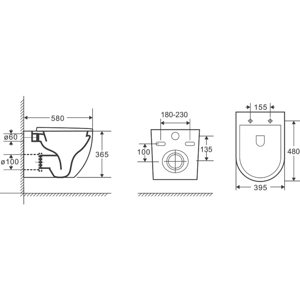 Фото 6 Комплект 3 в 1 инсталляция Grohe Rapid SL с подвесным унитазом Grossman GR-4451S черная кнопка Фото 6 Комплект 3 в 1 инсталляция Grohe Rapid SL с подвесным унитазом Grossman GR-4451S черная кнопка