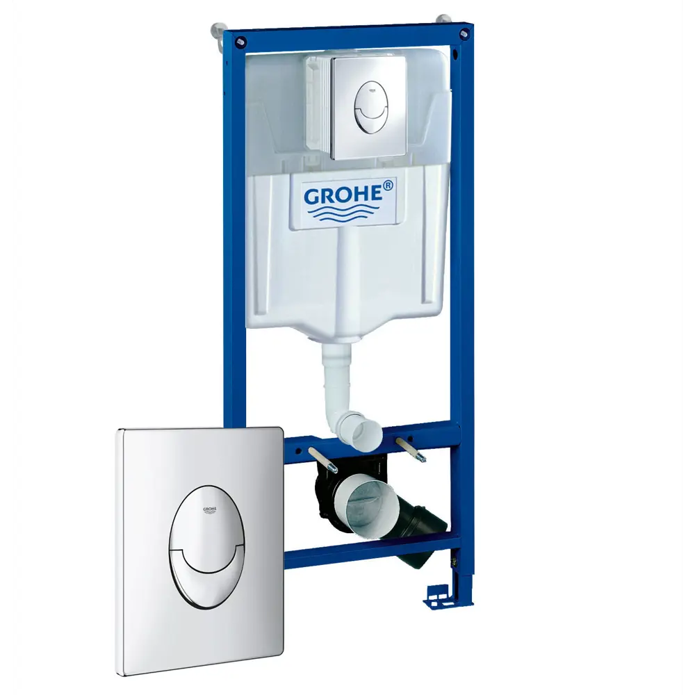 Фото 3 Комплект 3 в 1 инсталляция Grohe Rapid SL с подвесным унитазом BelBagno Due BB3103CHR/SC кнопка Skate Air Фото 3 Комплект 3 в 1 инсталляция Grohe Rapid SL с подвесным унитазом BelBagno Due BB3103CHR/SC кнопка Skate Air