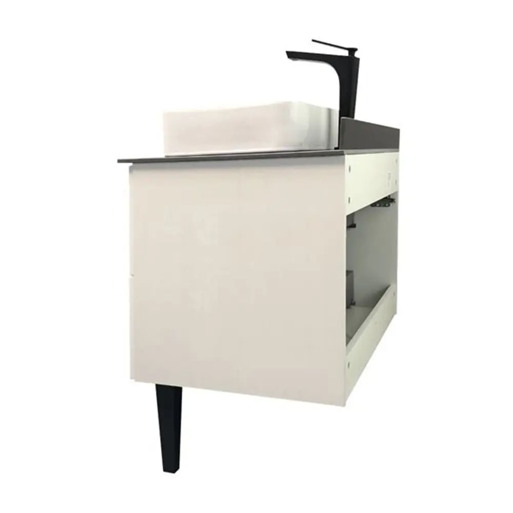 Фото 4 Тумба под раковину Comforty Империя 00-00014817 80см со столешницей и раковиной цвет белый Фото 4 Тумба под раковину Comforty Империя 00-00014817 80см со столешницей и раковиной цвет белый