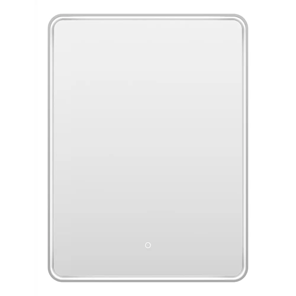 Фото 3 Зеркало для ванной комнаты Brevita Mercury MER-Rett6-060/80-platinum 60x80см прямоугольное с подсветкой золотой Фото 3 Зеркало для ванной комнаты Brevita Mercury MER-Rett6-060/80-platinum 60x80см прямоугольное с подсветкой золотой