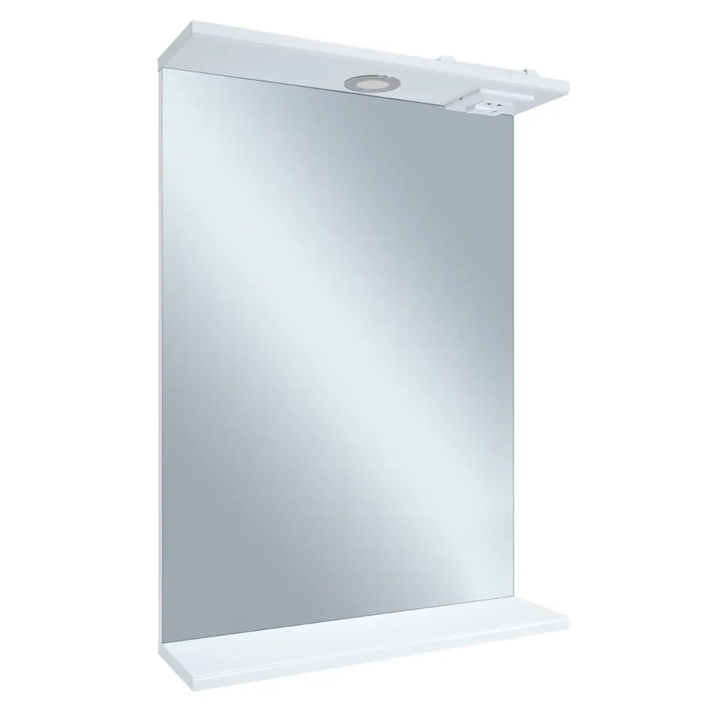 Фото 5 Зеркало для ванной комнаты Misty Енисей Э-Ени02050-011 50x73см прямоугольное с подсветкой белый