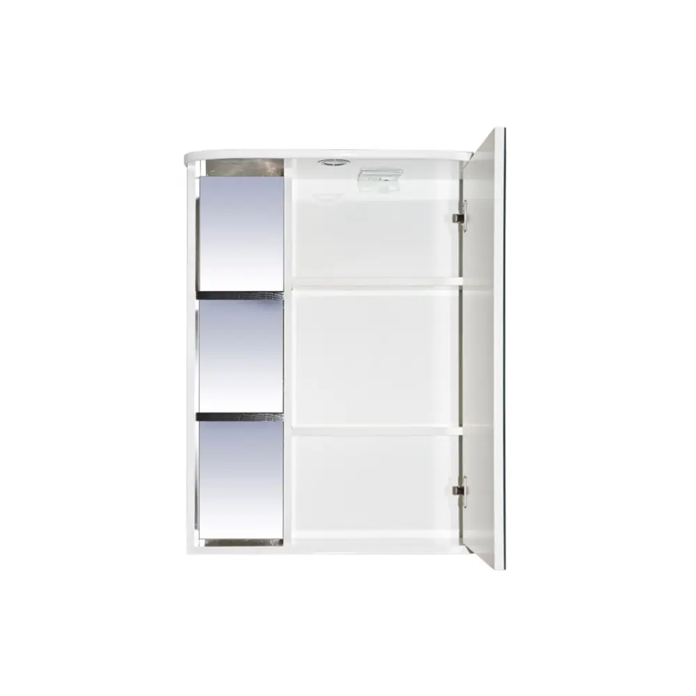 Фото 4 Зеркальный шкаф для ванной Misty Венера П-Внр04060-25СвП 60x80см белый;черный