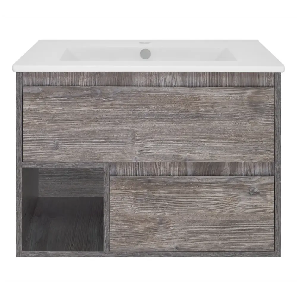 Фото 2 Тумба под раковину Misty Темза УТ000010493 75см с раковиной цвет темно-серый Фото 2 Тумба под раковину Misty Темза УТ000010493 75см с раковиной цвет темно-серый