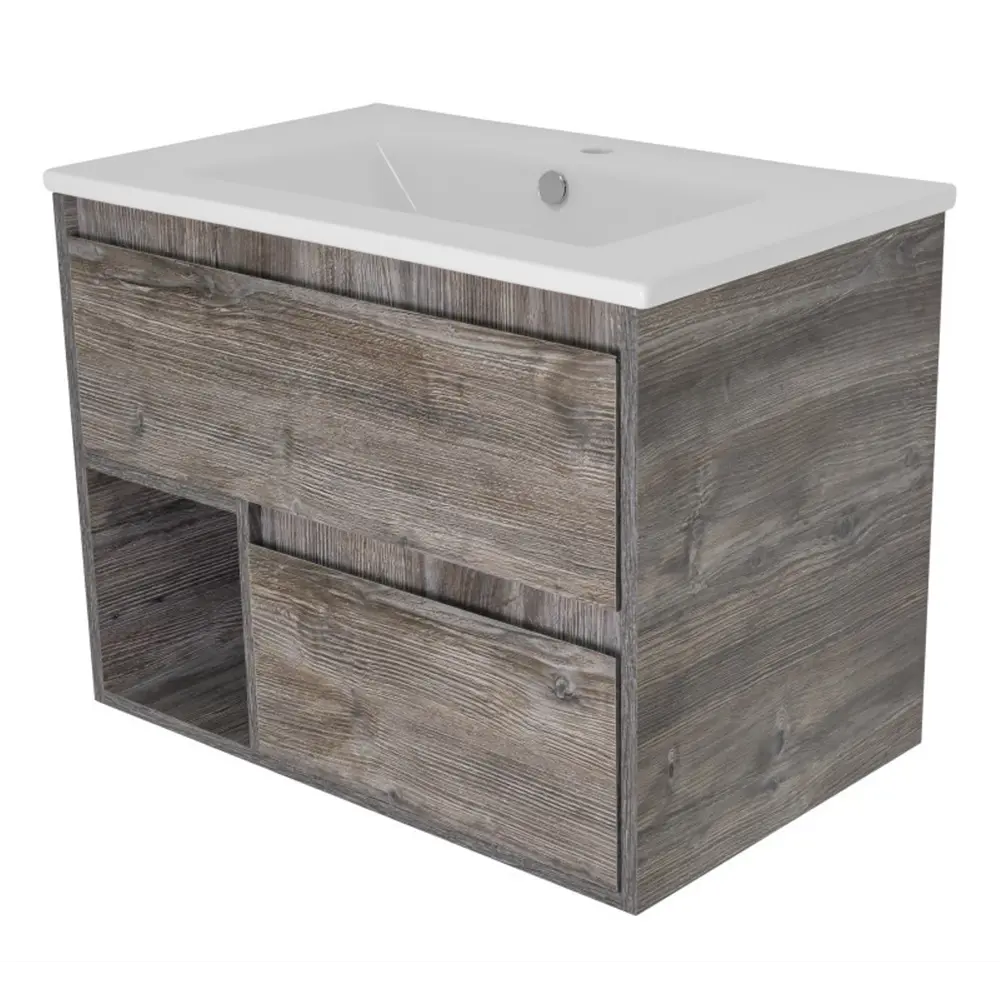 Фото 6 Тумба под раковину Misty Темза УТ000010493 75см с раковиной цвет темно-серый Фото 6 Тумба под раковину Misty Темза УТ000010493 75см с раковиной цвет темно-серый