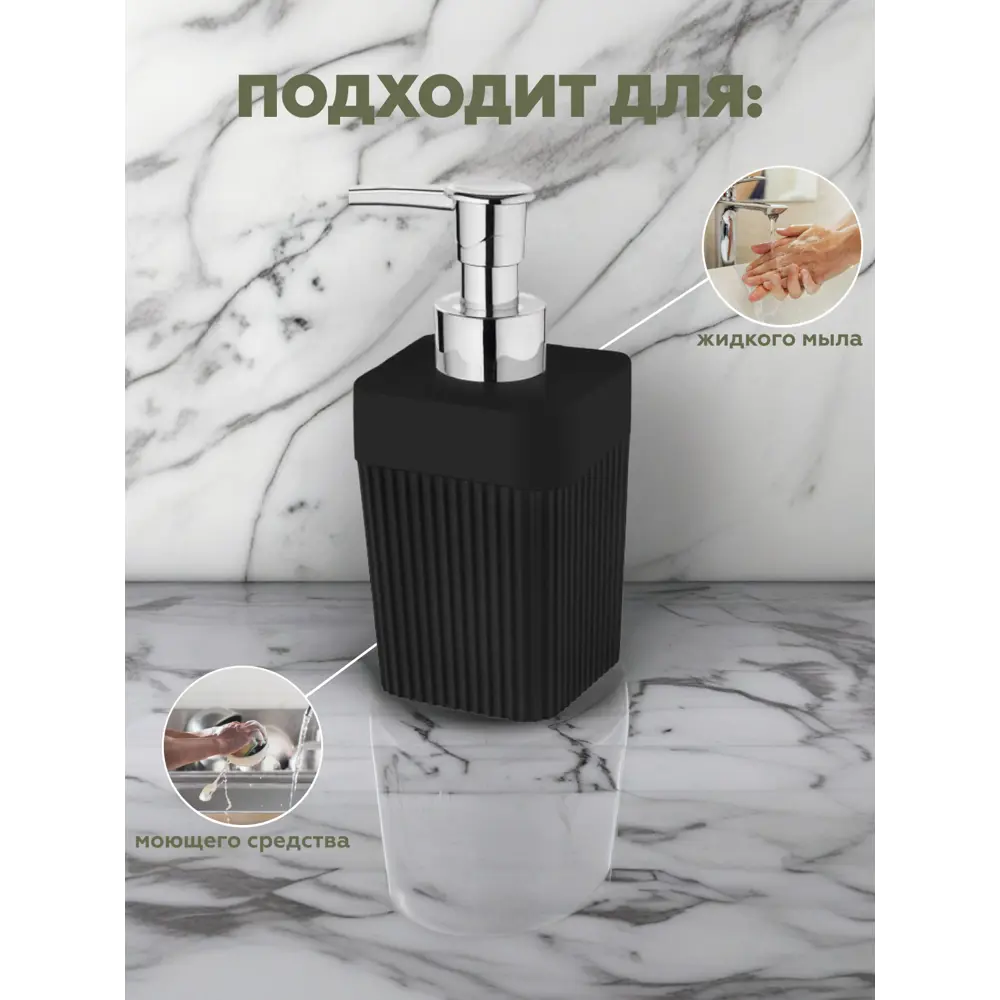 Фото 4 Набор для ванной из 3 предметов COLUMB Vialex CKB406T-black цвет черный Фото 4 Набор для ванной из 3 предметов COLUMB Vialex CKB406T-black цвет черный