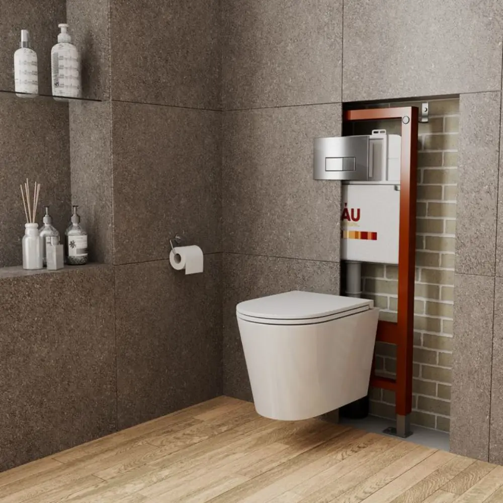 Фото 5 Комплект инсталляция и унитаз BAUEDGE BAU PRO Q111300-BK0001-HQ3-Q00007 Фото 5 Комплект инсталляция и унитаз BAUEDGE BAU PRO Q111300-BK0001-HQ3-Q00007