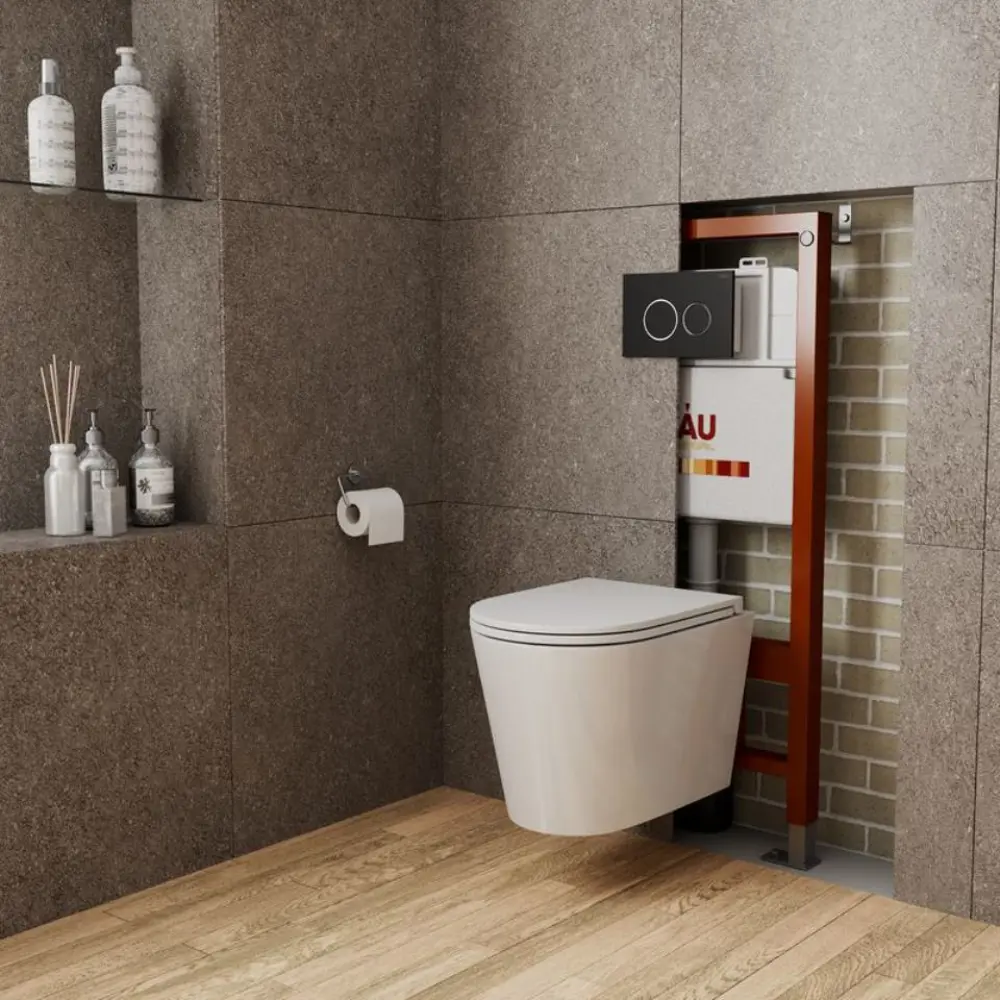 Фото 5 Комплект инсталляция и унитаз BAUEDGE BAU PRO Q111300-BK0001-HQ3-Q00005 Фото 5 Комплект инсталляция и унитаз BAUEDGE BAU PRO Q111300-BK0001-HQ3-Q00005