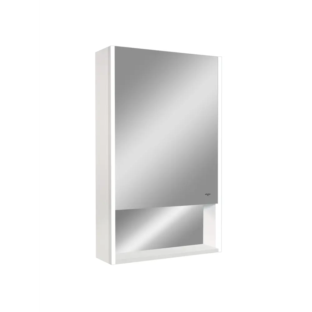 Фото 3 Шкаф для ванной комнаты Reflection RF2422WH с подсветкой 80x60см Фото 3 Шкаф для ванной комнаты Reflection RF2422WH с подсветкой 80x60см