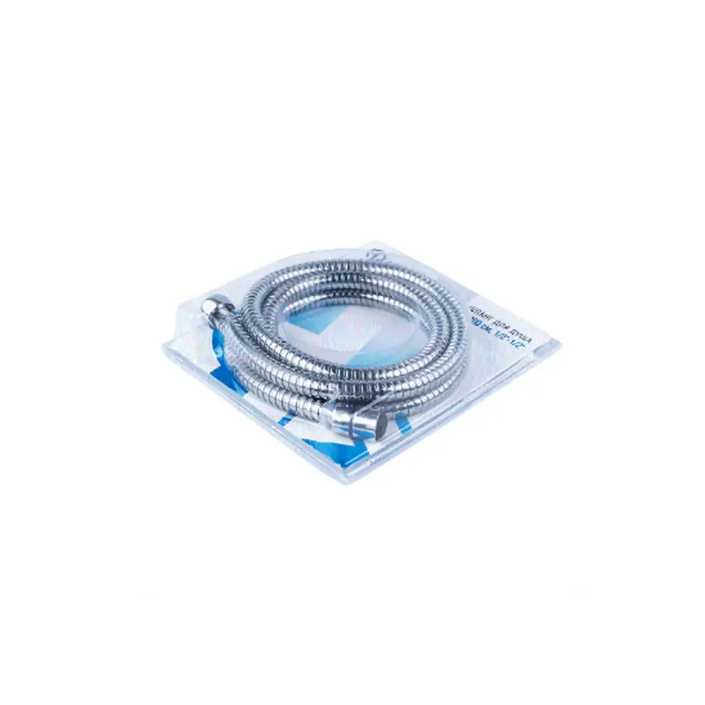 Фото 3 Шланг для душа AQUALINE 01534 150 см цвет хром Фото 3 Шланг для душа AQUALINE 01534 150 см цвет хром