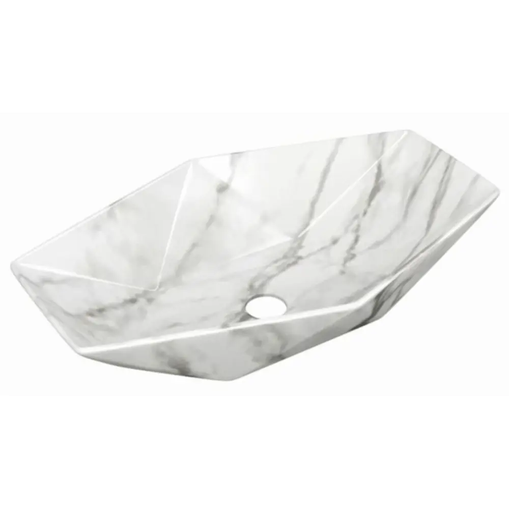 Фото 2 Раковина накладная Bauedge ybd2457 YBD2457 64см цвет белый Фото 2 Раковина накладная Bauedge ybd2457 YBD2457 64см цвет белый