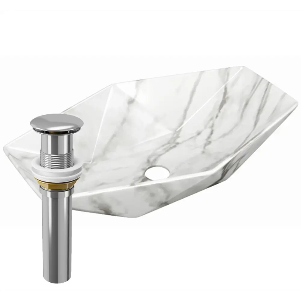 Фото Раковина накладная Bauedge ybd2451 YBD2451 64см цвет белый Фото Раковина накладная Bauedge ybd2451 YBD2451 64см цвет белый