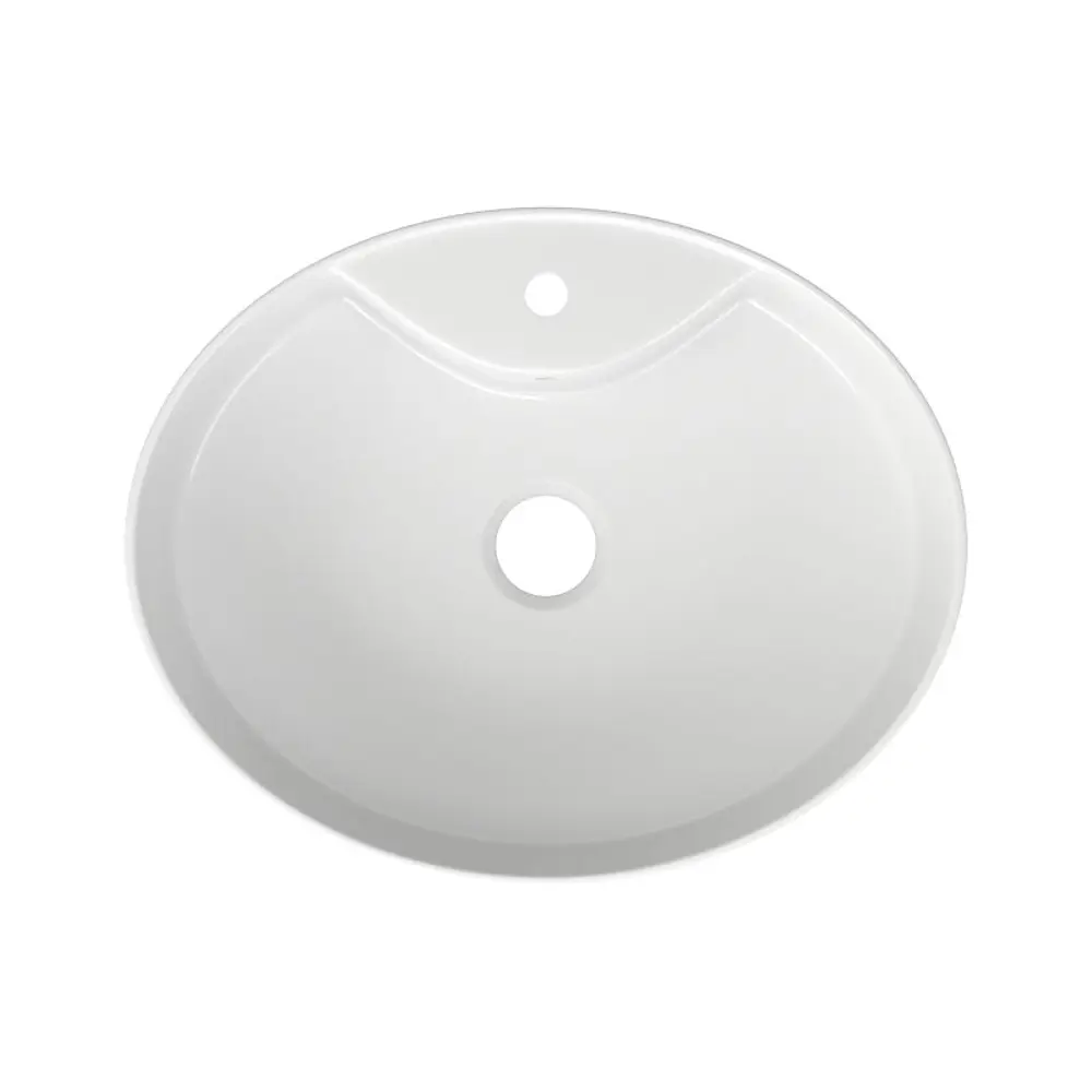 Фото 8 Раковина накладная Bauedge ybd2486 YBD2486 51см цвет белый Фото 8 Раковина накладная Bauedge ybd2486 YBD2486 51см цвет белый