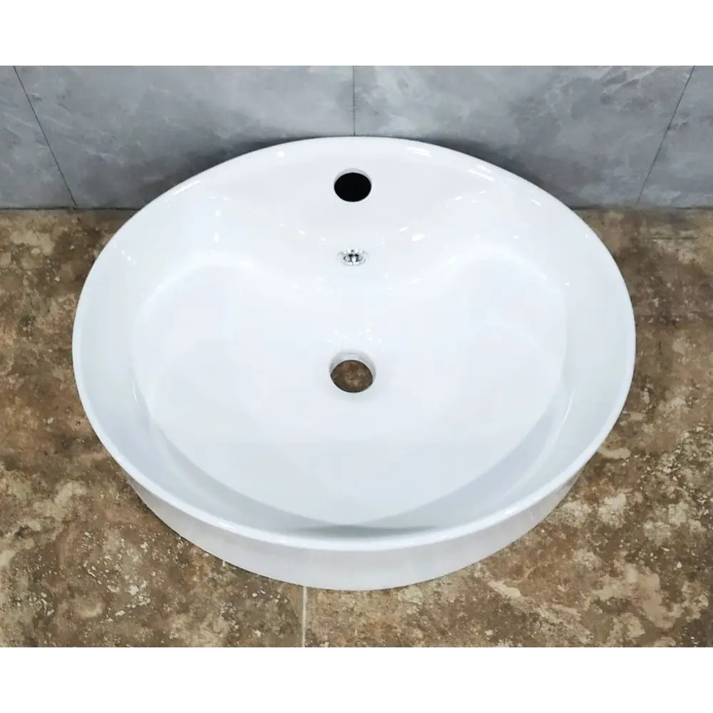 Фото 2 Раковина накладная Bauedge ybd2486 YBD2486 51см цвет белый Фото 2 Раковина накладная Bauedge ybd2486 YBD2486 51см цвет белый