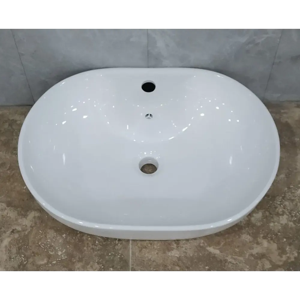 Фото 3 Раковина накладная Bauedge ybd2497 YBD2497 60см цвет белый Фото 3 Раковина накладная Bauedge ybd2497 YBD2497 60см цвет белый