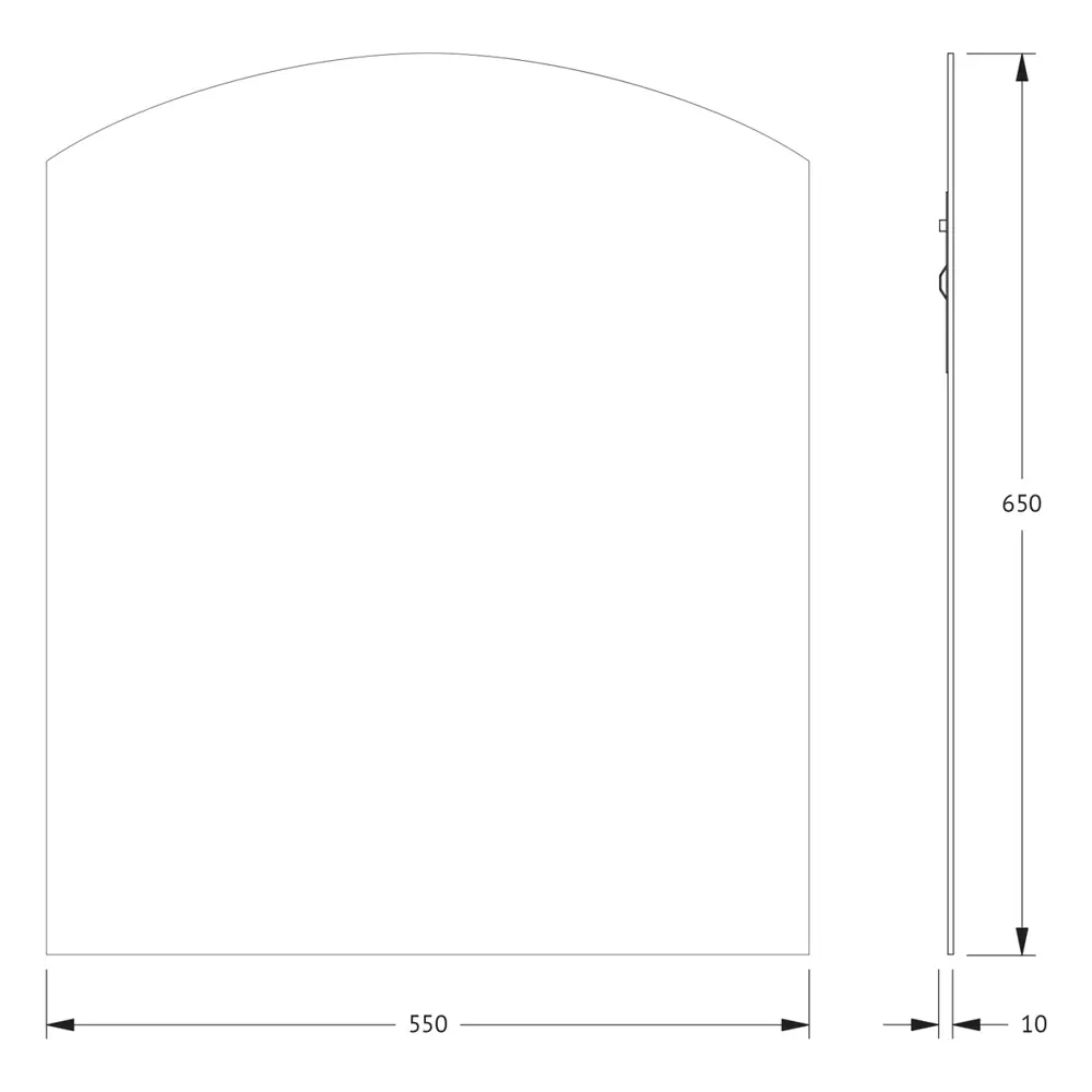 Фото 2 Зеркало для ванной BAUFORM SP 9914 55x65см Фото 2 Зеркало для ванной BAUFORM SP 9914 55x65см