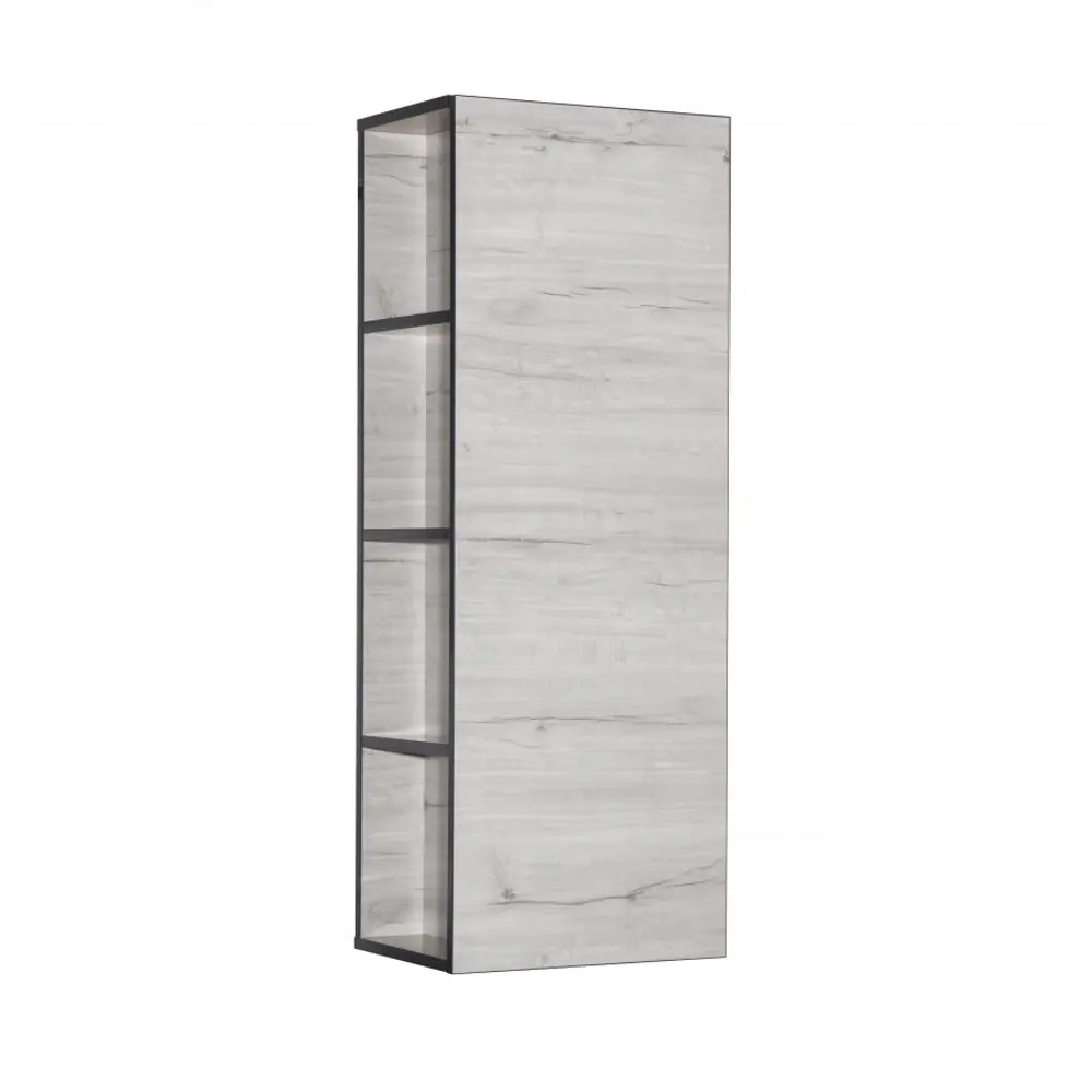 Фото Шкаф подвесной Style line Берлин сс-00002251 40x110см цвет бетон Фото Шкаф подвесной Style line Берлин сс-00002251 40x110см цвет бетон