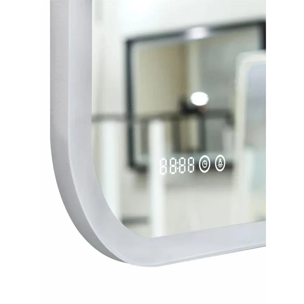 Фото 4 Зеркало для ванной комнаты Континент Bliss Led 4630040422119 100x70см прямоугольное Фото 4 Зеркало для ванной комнаты Континент Bliss Led 4630040422119 100x70см прямоугольное
