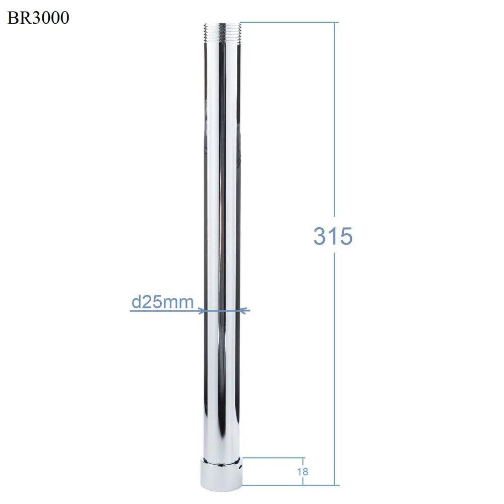 Фото 3 Удлинитель душевой штанги BOND BR3000 30 см Фото 3 Удлинитель душевой штанги BOND BR3000 30 см