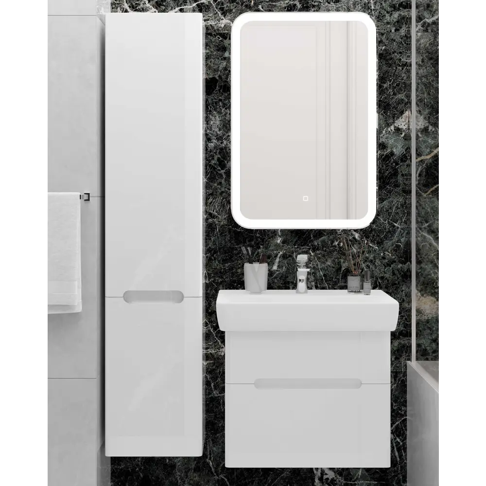 Фото 6 Шкаф подвесной Laparet Accord x9999288077 32x116см цвет белый Фото 6 Шкаф подвесной Laparet Accord x9999288077 32x116см цвет белый