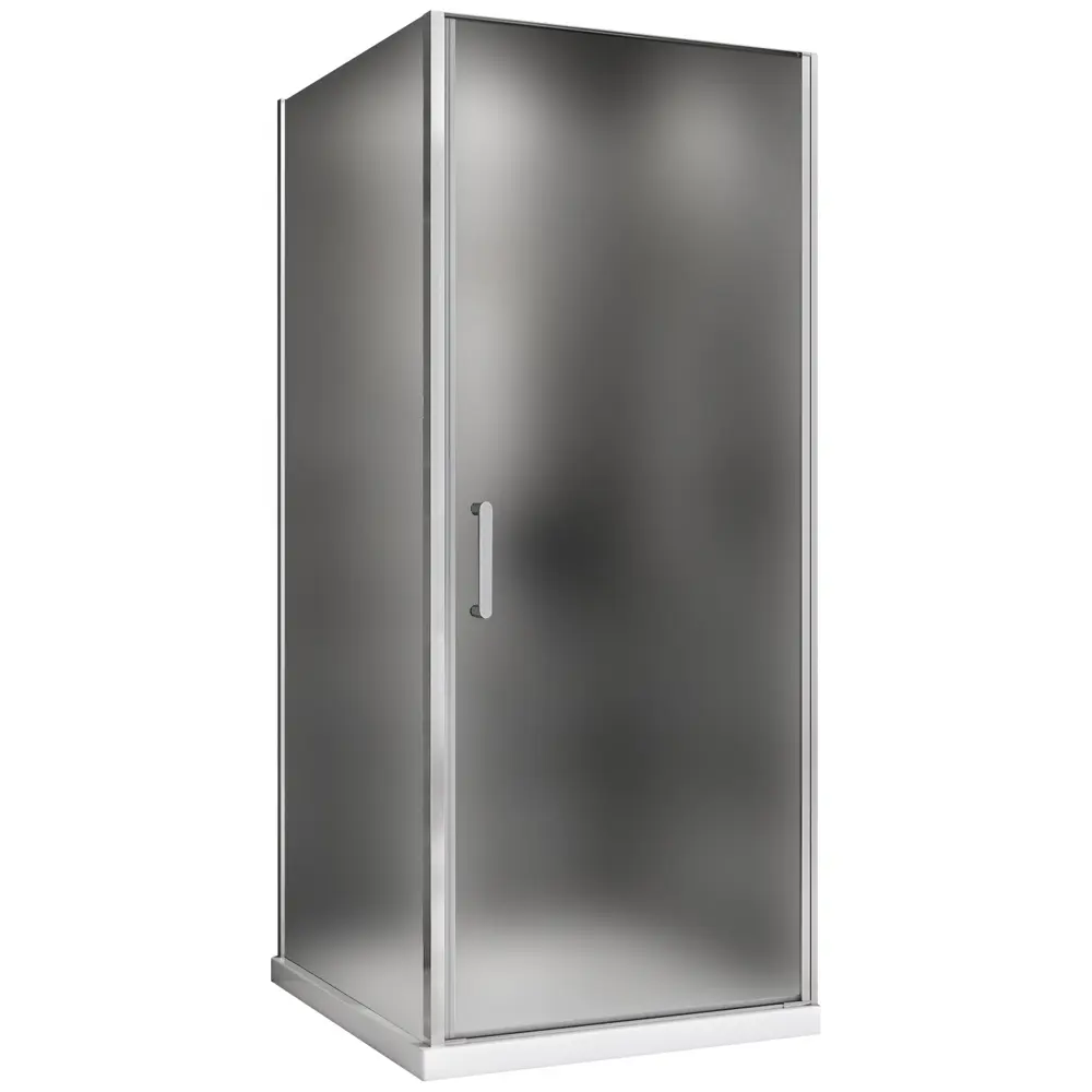 Фото Душевой уголок Abber Sonnenstrand AG04060M-S90M прямоугольный 90x60см серебро профиль эффект стекла матовый Фото Душевой уголок Abber Sonnenstrand AG04060M-S90M прямоугольный 90x60см серебро профиль эффект стекла матовый