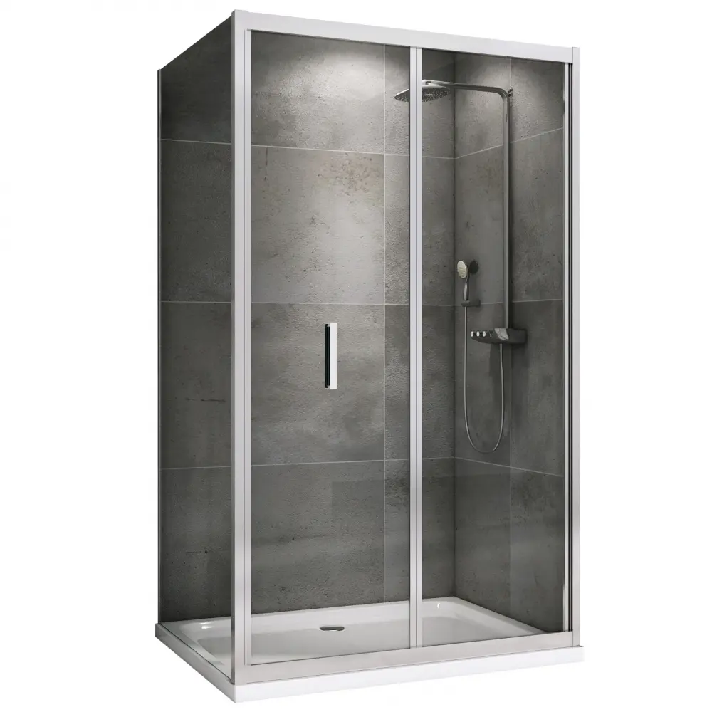 Фото Душевой уголок Abber Sonnenstrand AG07120-S75 прямоугольный 75x120см серебро профиль эффект стекла прозрачный Фото Душевой уголок Abber Sonnenstrand AG07120-S75 прямоугольный 75x120см серебро профиль эффект стекла прозрачный