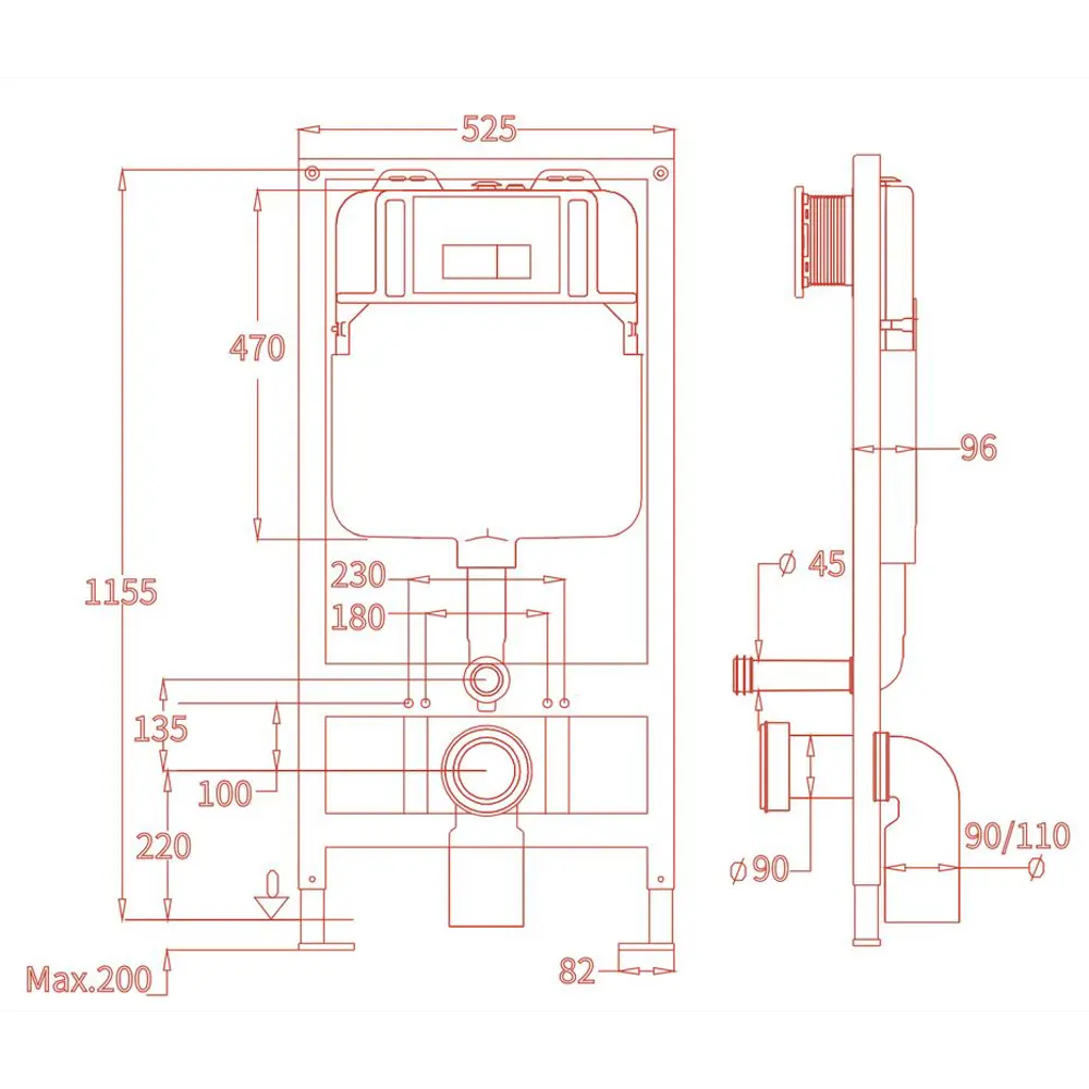 Фото 6 Комплект инсталляция PRO унитаз подвесной безободковый торнадо BAUEDGE Dream 52x36 Hurricane-2 сиденье дюропласт микролифт Фото 6 Комплект инсталляция PRO унитаз подвесной безободковый торнадо BAUEDGE Dream 52x36 Hurricane-2 сиденье дюропласт микролифт