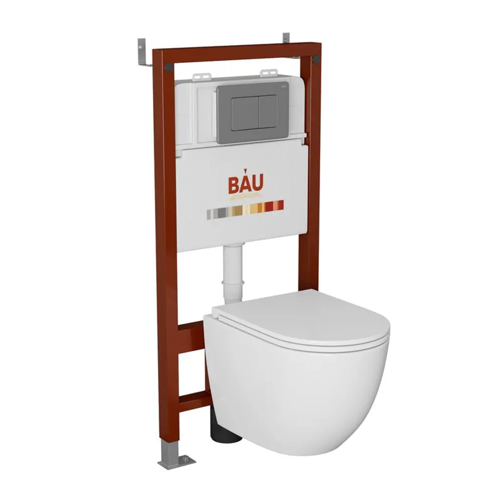 Фото Комплект BAUEDGE 6 в 1 инсталляция PRO унитаз подвесной безободковый вихревой со скрытым сливом Dream Hurricane3 сиденье дюропласт микролифт Фото Комплект BAUEDGE 6 в 1 инсталляция PRO унитаз подвесной безободковый вихревой со скрытым сливом Dream Hurricane3 сиденье дюропласт микролифт