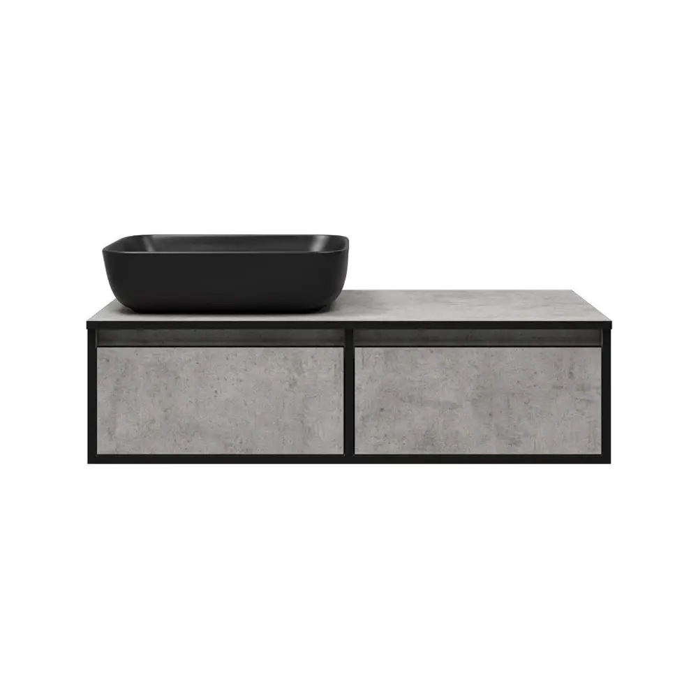 Фото 3 Тумба под раковину Brevita Stone STO-01100-048П 100см цвет серый, серебристый Фото 3 Тумба под раковину Brevita Stone STO-01100-048П 100см цвет серый, серебристый